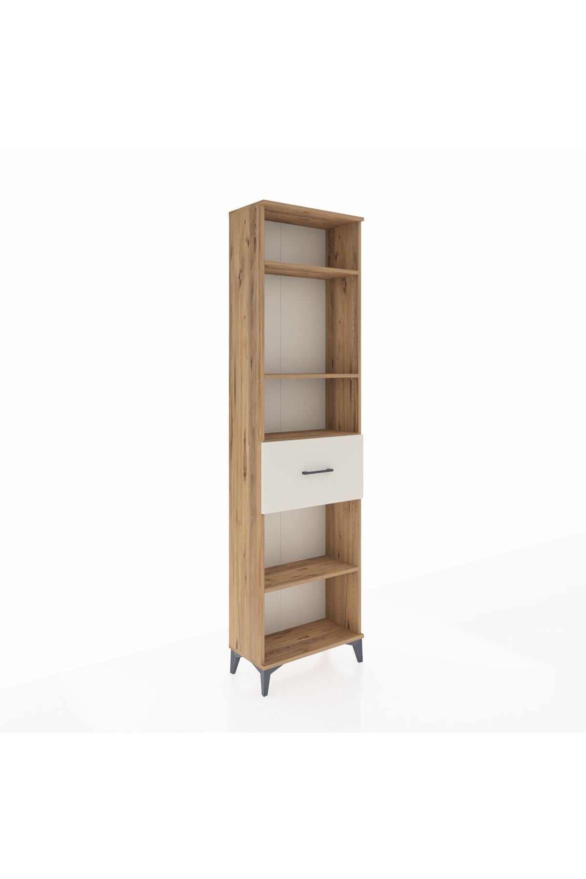 Arges Dolap 4 Raflı Tek Çekmeceli 60x30x221 - S29M205V7A