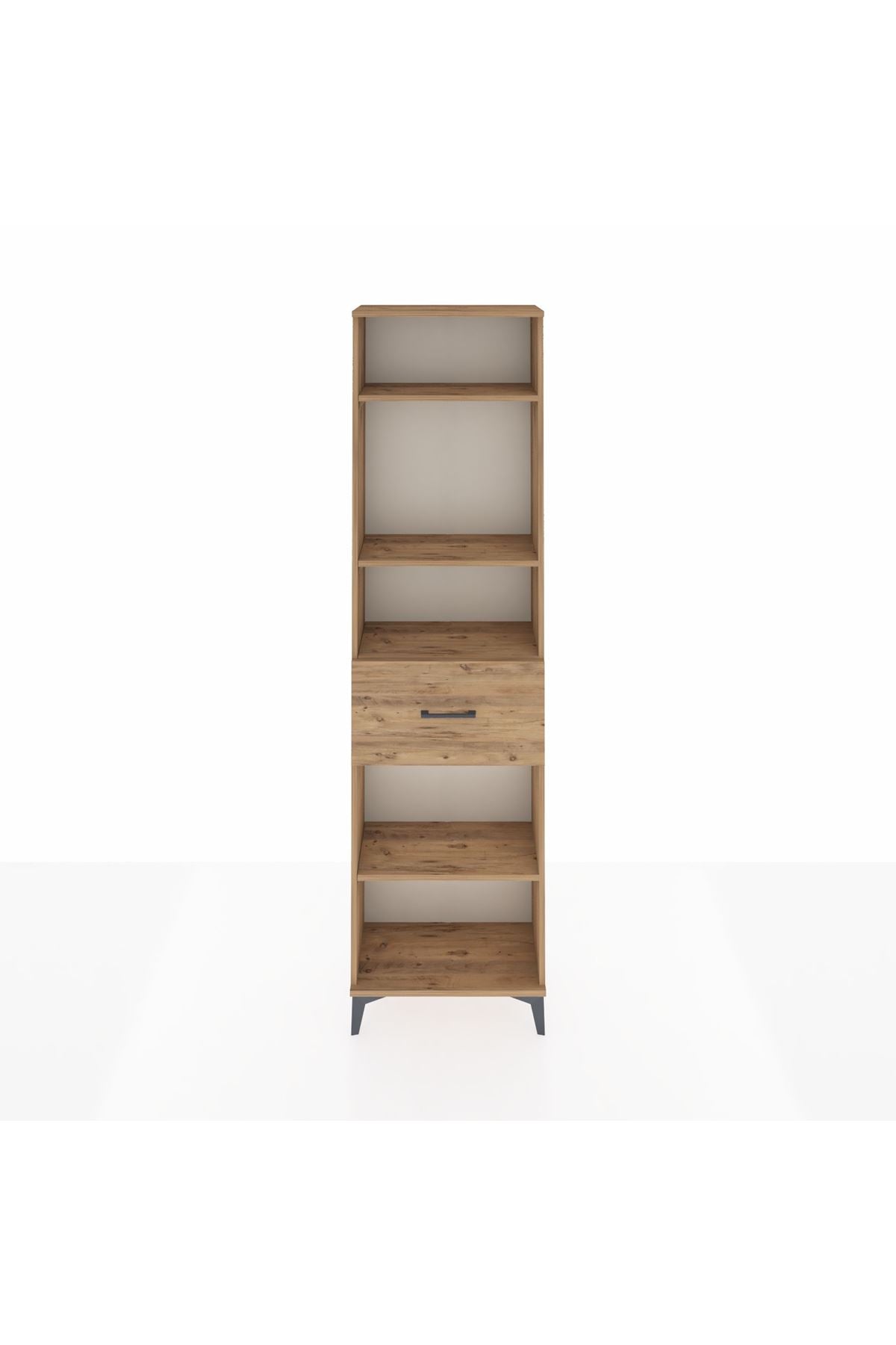 Arges Dolap 4 Raflı Tek Çekmeceli 60x30x221 - S29M205V9A