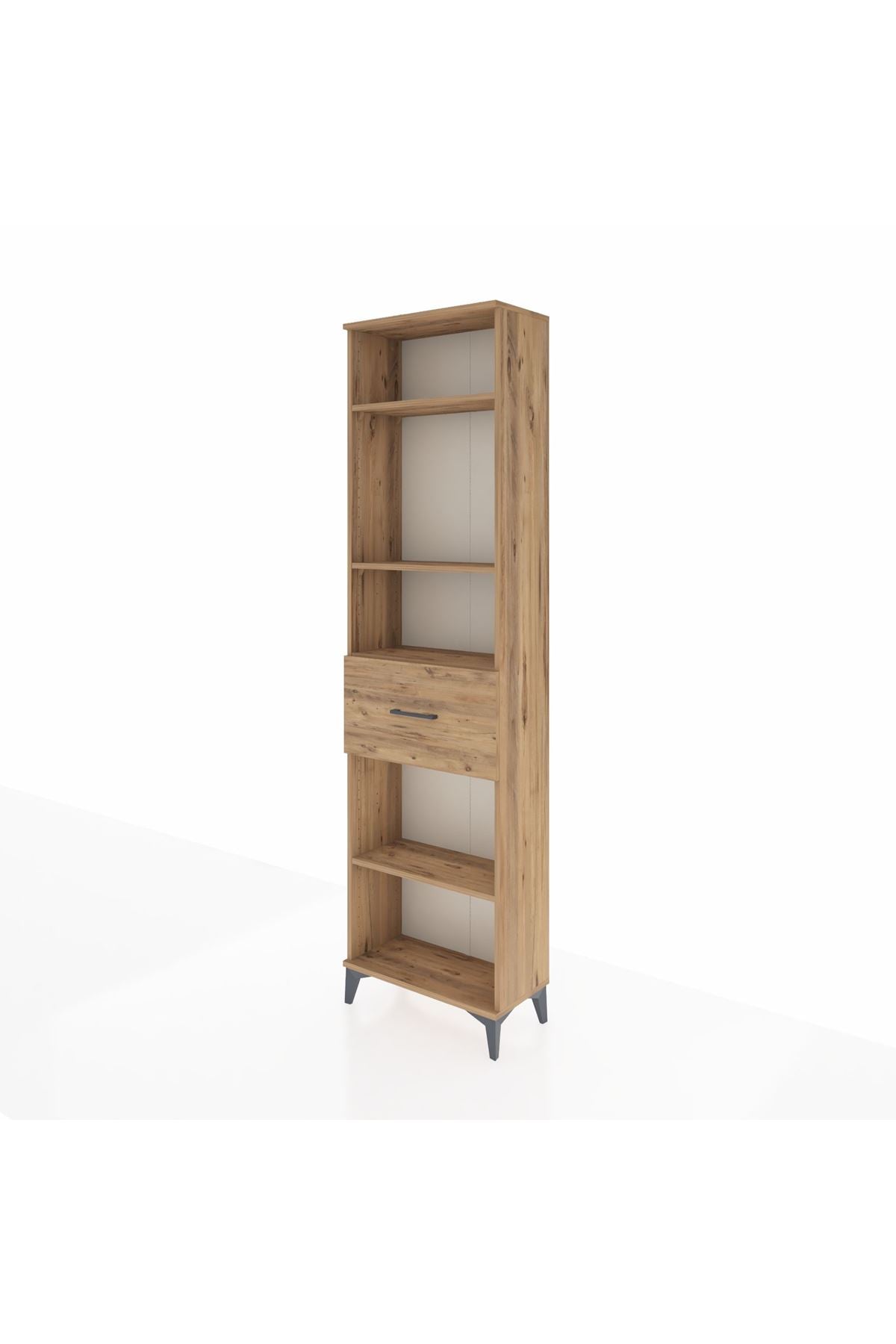 Arges Dolap 4 Raflı Tek Çekmeceli 60x30x221 - S29M205V9A