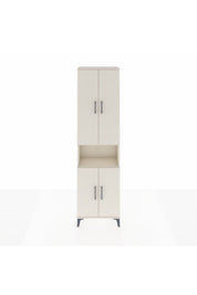 Arges Dolap 3 Raflı 4 Kapaklı Tek Askılı 60x30x221 - S29M206V1A
