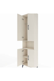 Arges Dolap 3 Raflı 4 Kapaklı Tek Askılı 60x30x221 - S29M206V1A