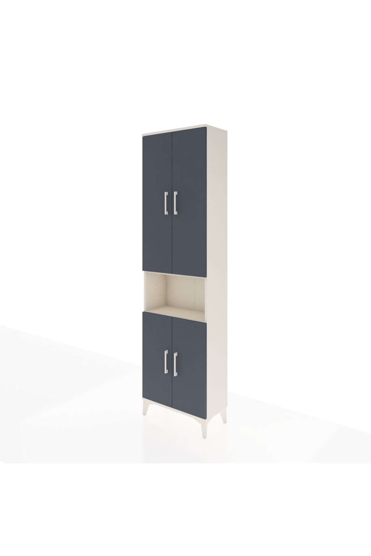 Arges Dolap 3 Raflı 4 Kapaklı Tek Askılı 60x30x221 - S29M206V2A