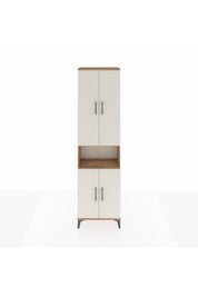 Arges Dolap 3 Raflı 4 Kapaklı Tek Askılı 60x30x221 - S29M206V7A