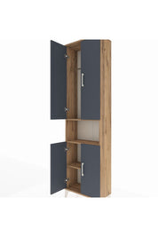 Arges Dolap 3 Raflı 4 Kapaklı Tek Askılı 60x30x221 - S29M206V8A