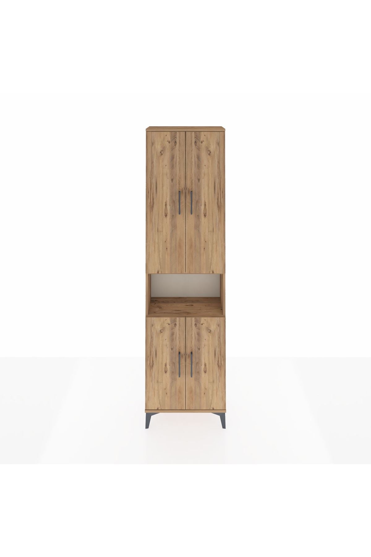Arges Dolap 3 Raflı 4 Kapaklı Tek Askılı 60x30x221 - S29M206V9A
