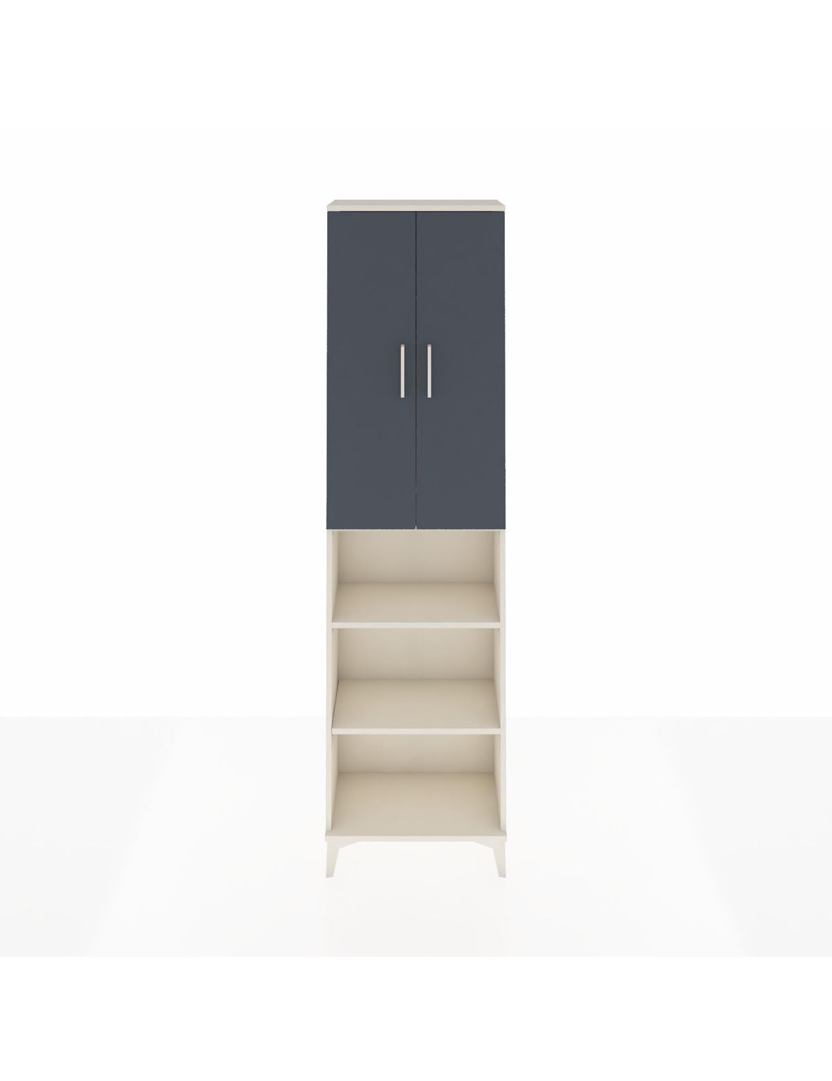 Arges Dolap 3 Raflı 2 Kapaklı Tek Askılı 60x30x221 - S29M207V2A