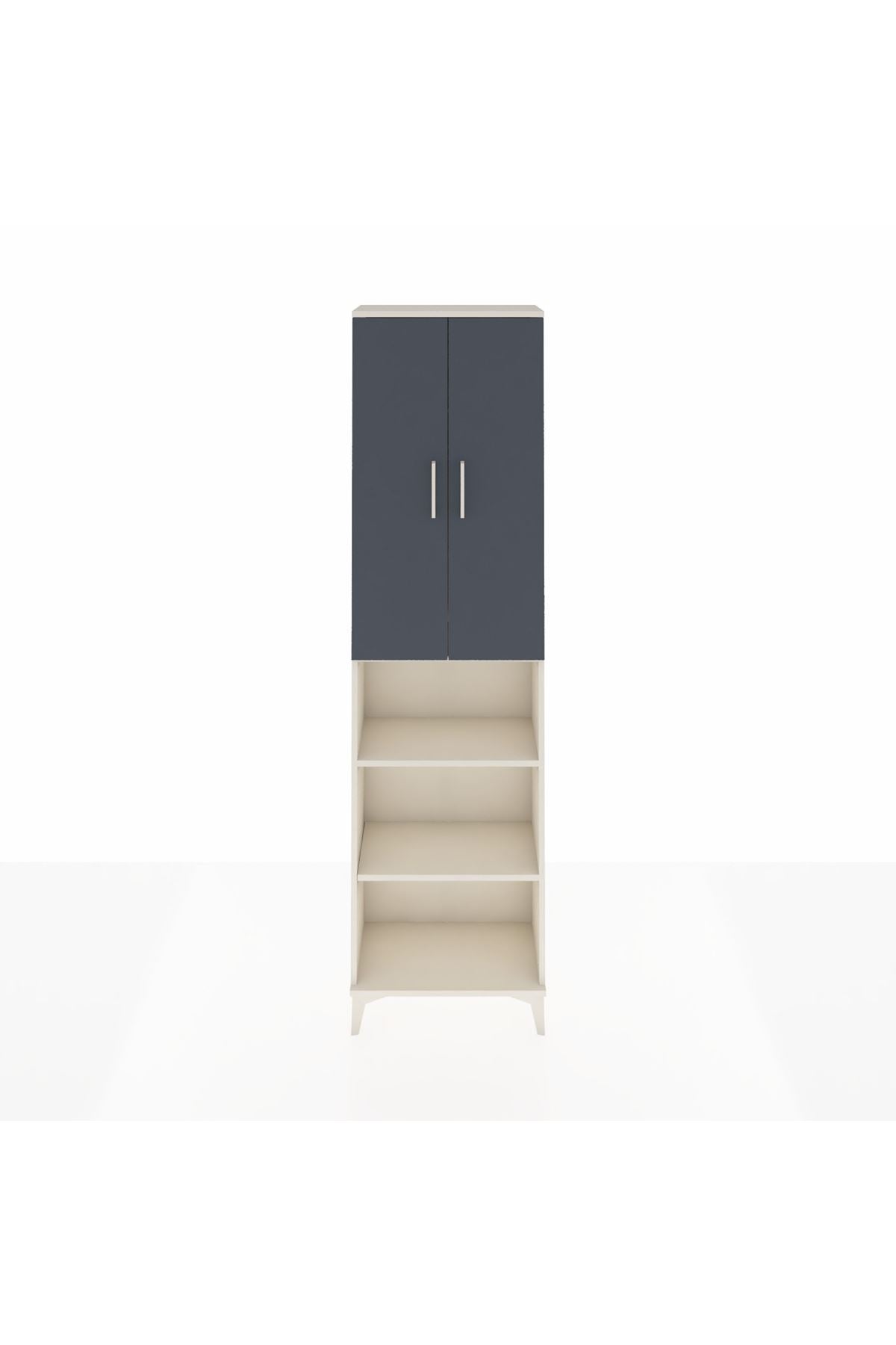Arges Dolap 3 Raflı 2 Kapaklı Tek Askılı 60x30x221 - S29M207V2A