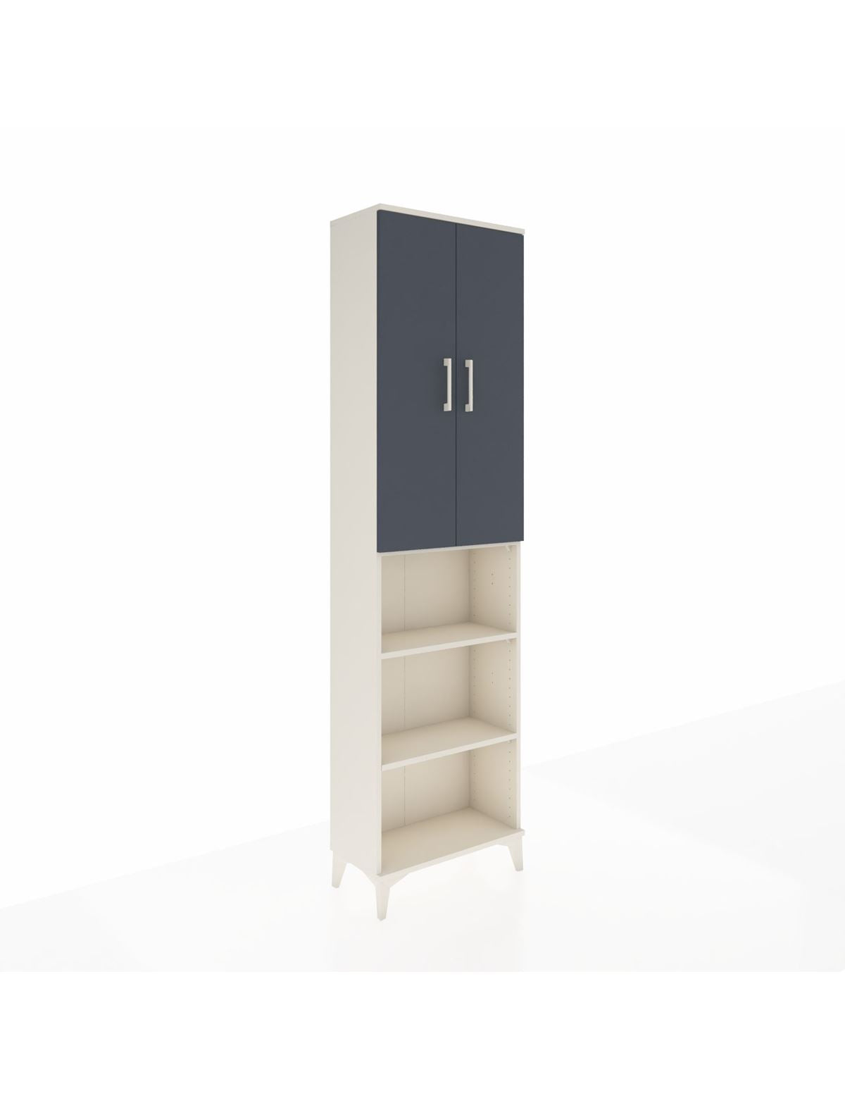 Arges Dolap 3 Raflı 2 Kapaklı Tek Askılı 60x30x221 - S29M207V2A
