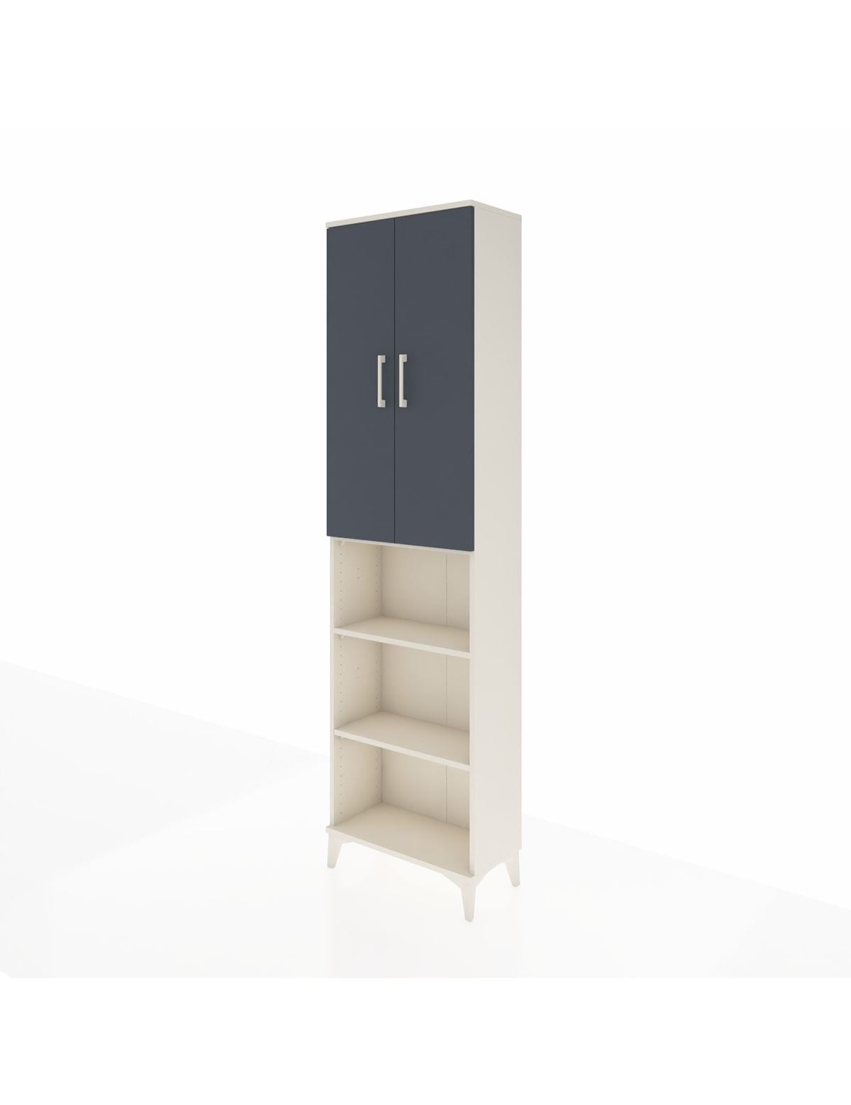 Arges Dolap 3 Raflı 2 Kapaklı Tek Askılı 60x30x221 - S29M207V2A