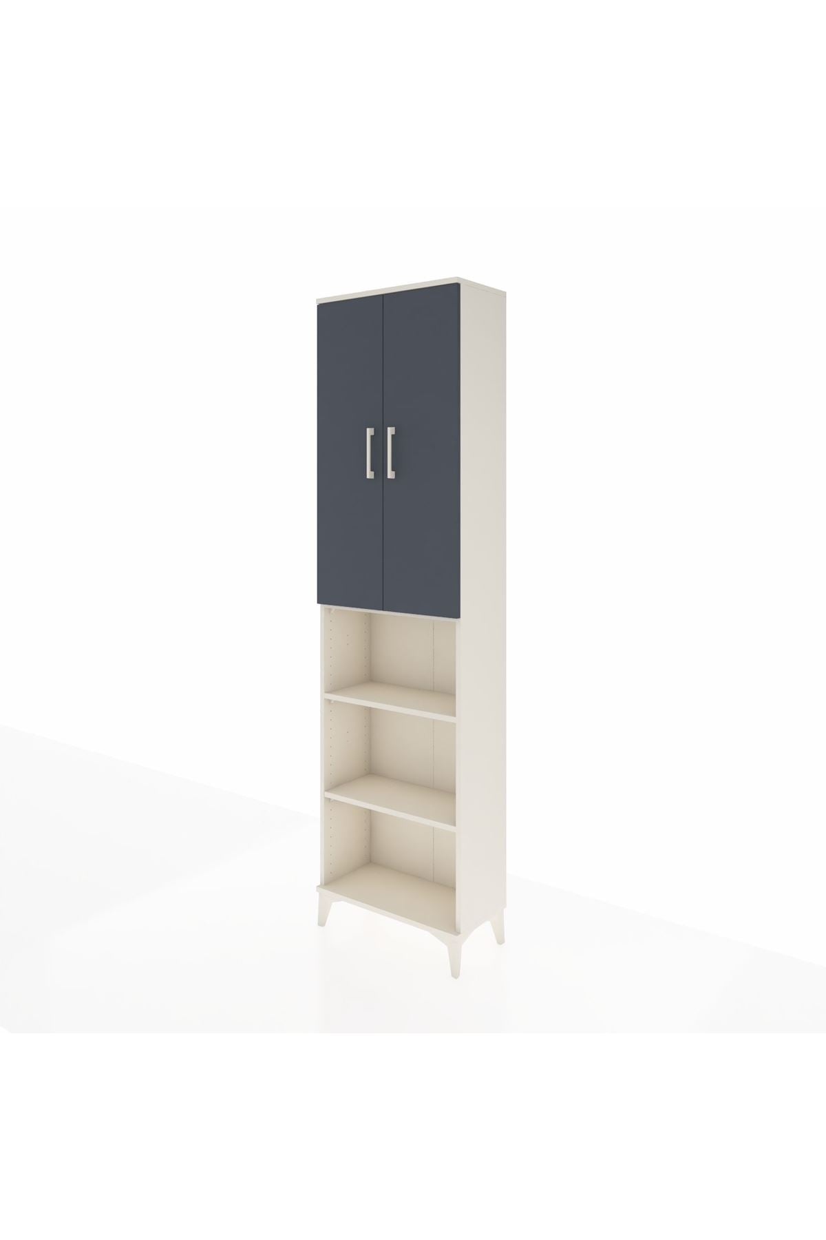 Arges Dolap 3 Raflı 2 Kapaklı Tek Askılı 60x30x221 - S29M207V2A