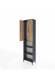 Arges Dolap 3 Raflı 2 Kapaklı Tek Askılı 60x30x221 - S29M207V6A
