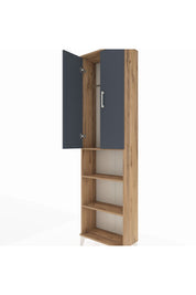 Arges Dolap 3 Raflı 2 Kapaklı Tek Askılı 60x30x221 - S29M207V8A