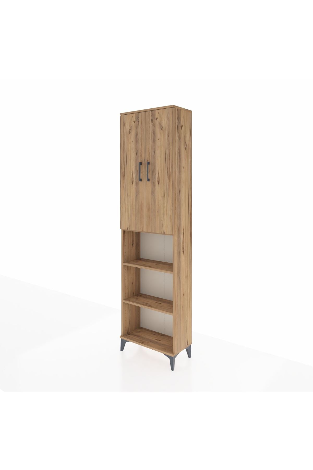 Arges Dolap 3 Raflı 2 Kapaklı Tek Askılı 60x30x221 - S29M207V9A
