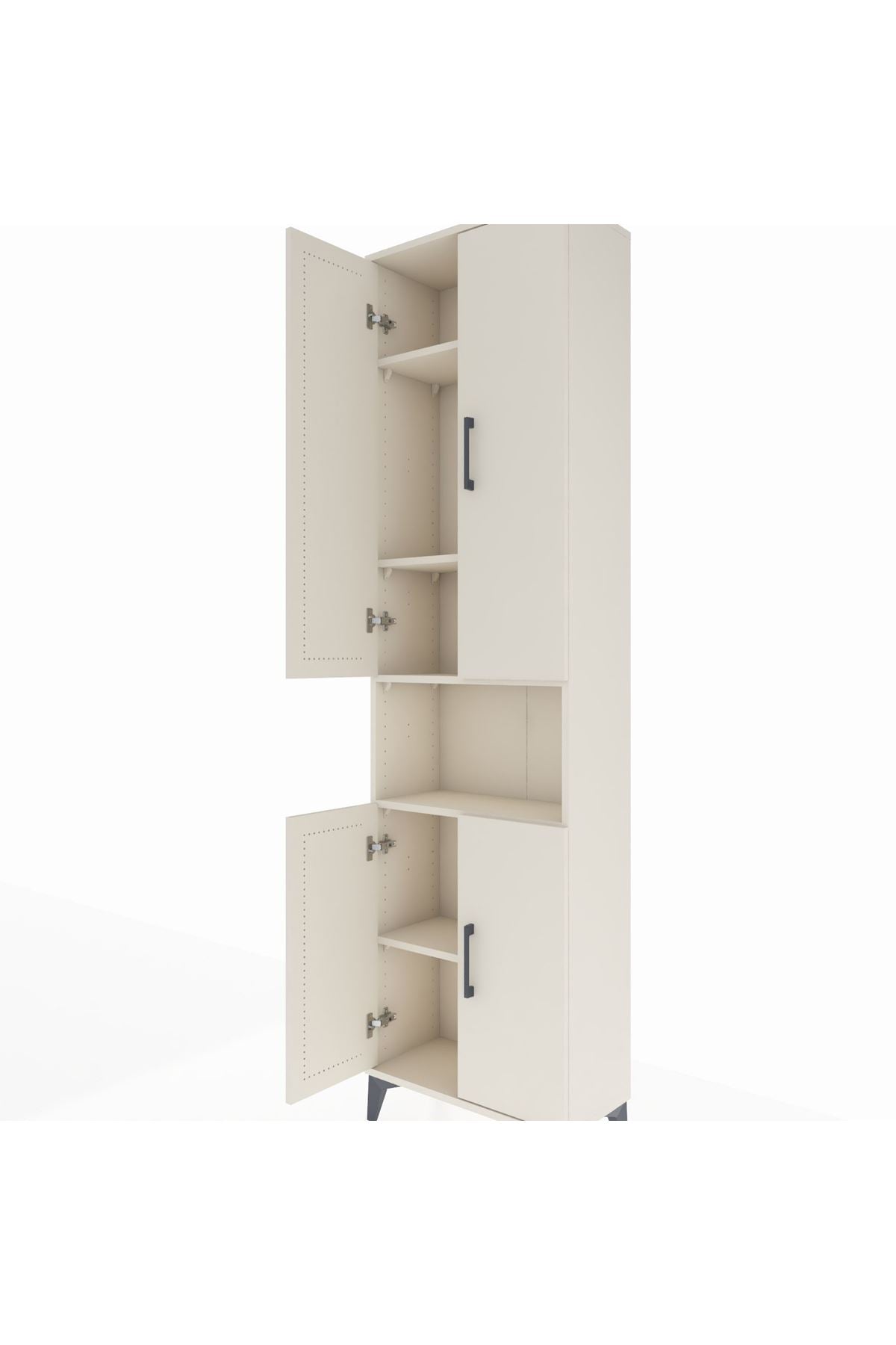 Arges Dolap 5 Raflı 4 Kapaklı 60x30x221 - S29M208V1A