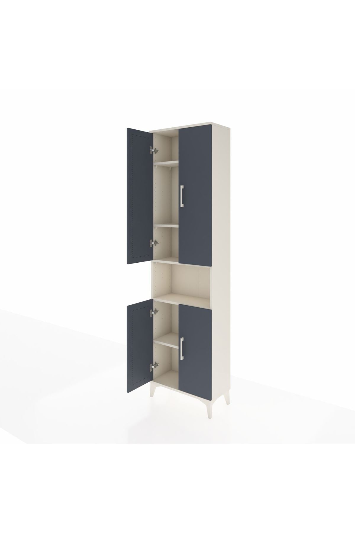 Arges Dolap 5 Raflı 4 Kapaklı 60x30x221 - S29M208V2A