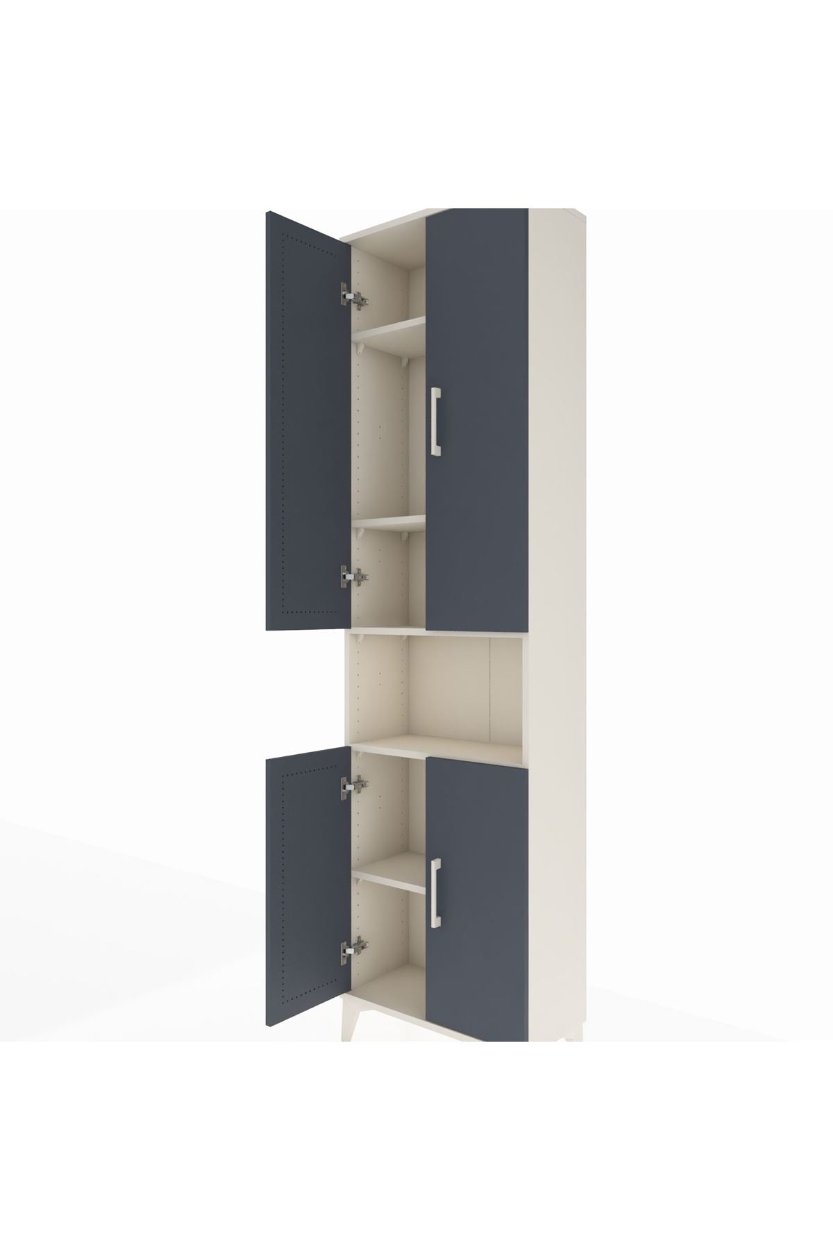 Arges Dolap 5 Raflı 4 Kapaklı 60x30x221 - S29M208V2A