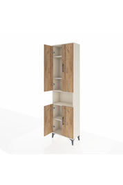 Arges Dolap 5 Raflı 4 Kapaklı 60x30x221 - S29M208V3A