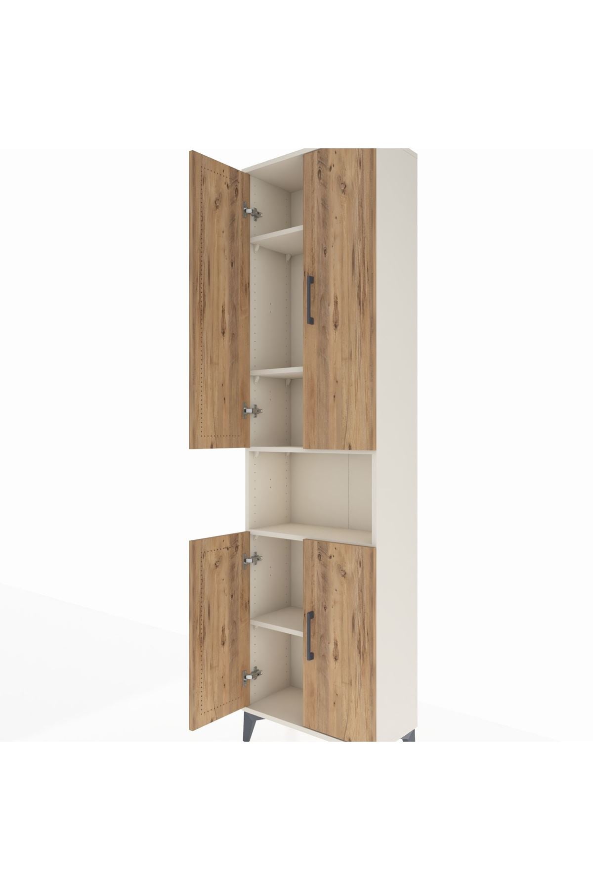 Arges Dolap 5 Raflı 4 Kapaklı 60x30x221 - S29M208V3A