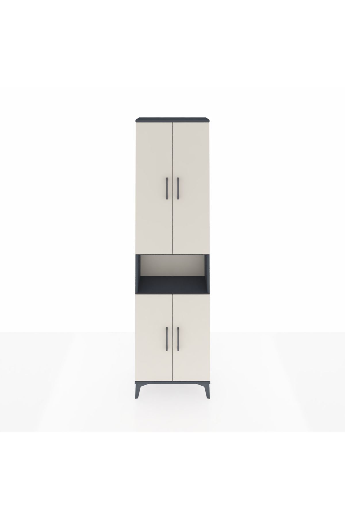 Arges Dolap 5 Raflı 4 Kapaklı 60x30x221 - S29M208V4A