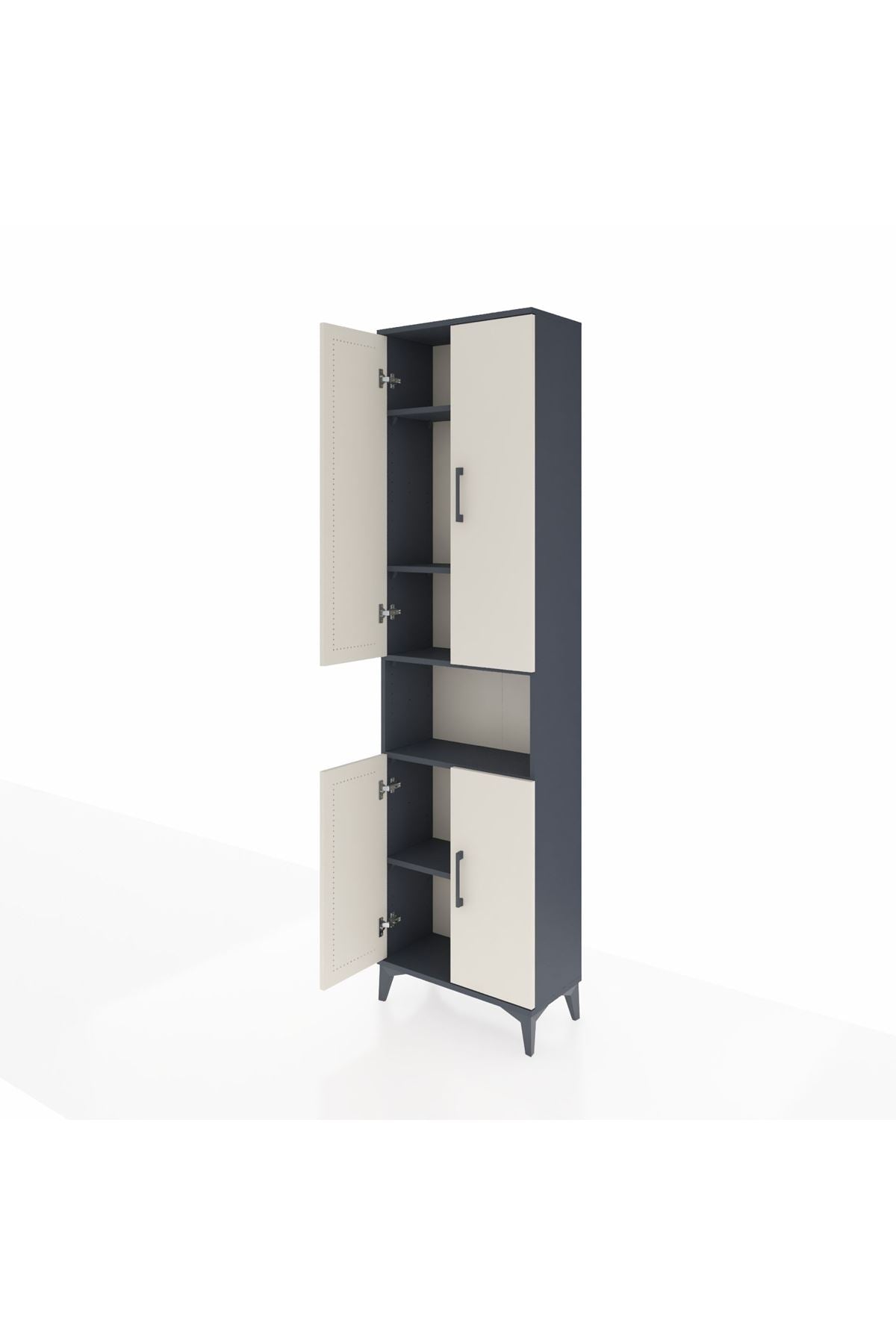 Arges Dolap 5 Raflı 4 Kapaklı 60x30x221 - S29M208V4A