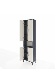Arges Dolap 5 Raflı 4 Kapaklı 60x30x221 - S29M208V4A