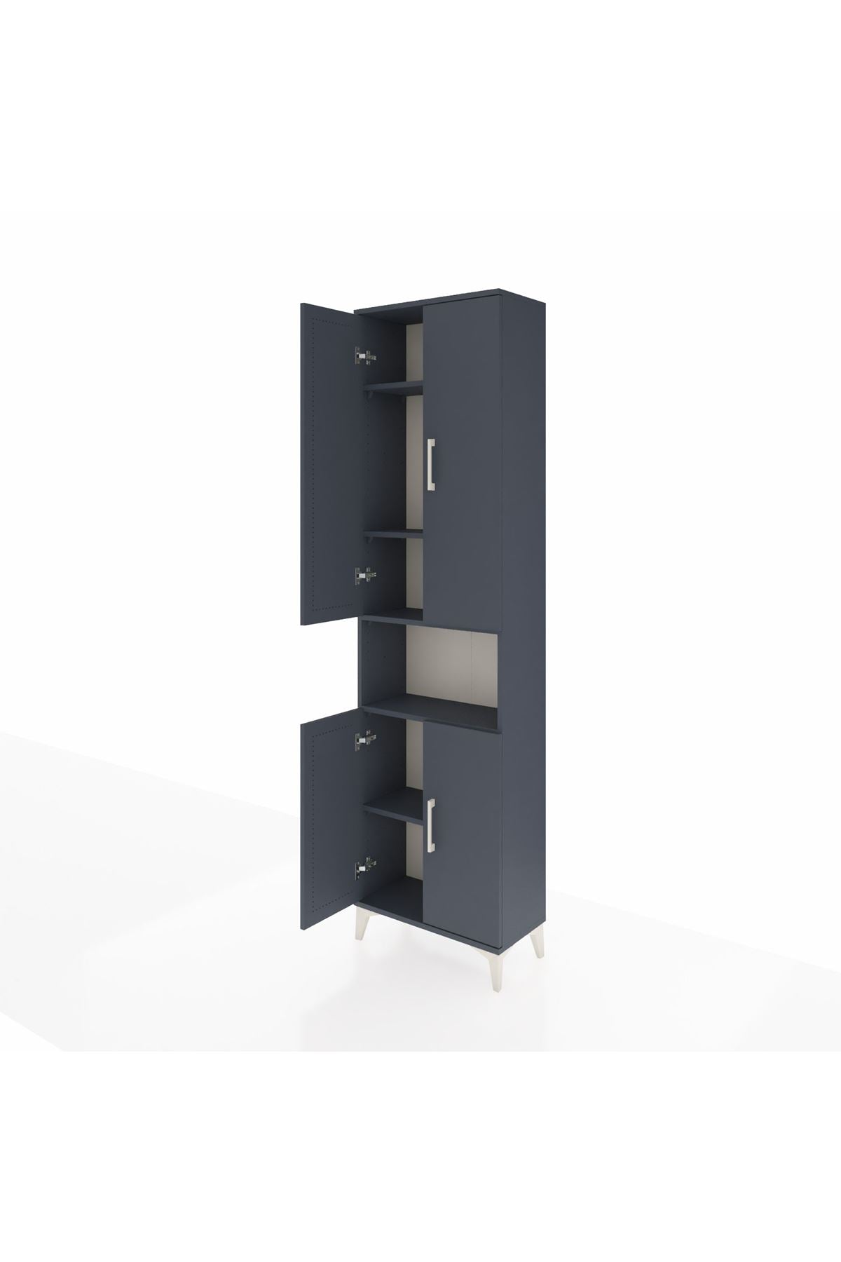 Arges Dolap 5 Raflı 4 Kapaklı 60x30x221 - S29M208V5A