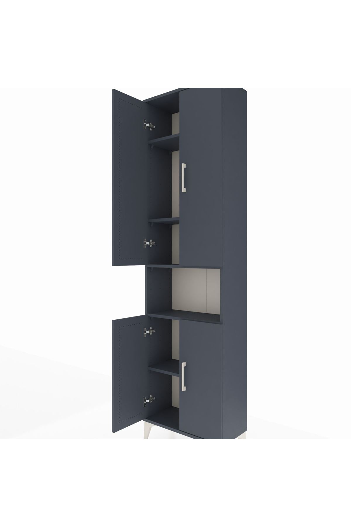 Arges Dolap 5 Raflı 4 Kapaklı 60x30x221 - S29M208V5A