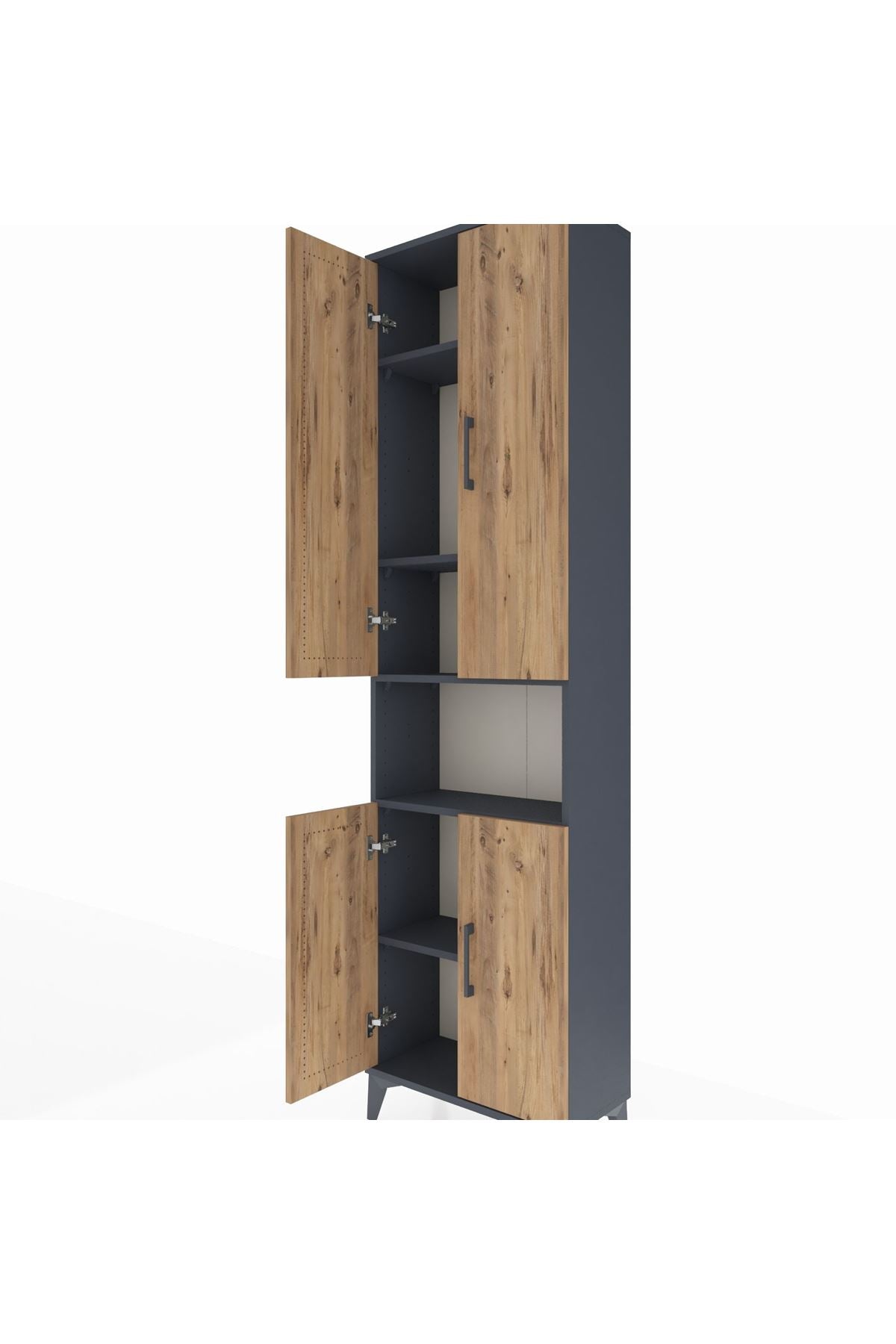 Arges Dolap 5 Raflı 4 Kapaklı 60x30x221 - S29M208V6A