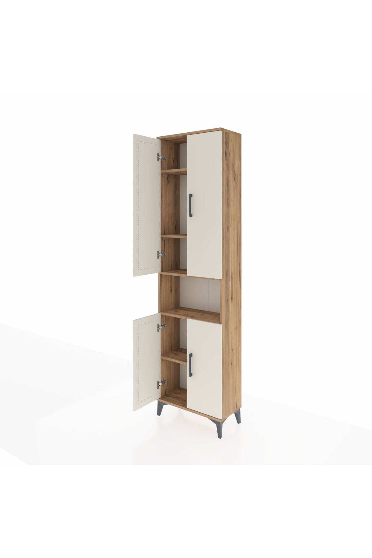 Arges Dolap 5 Raflı 4 Kapaklı 60x30x221 - S29M208V7A