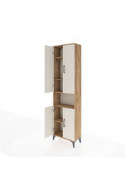 Arges Dolap 5 Raflı 4 Kapaklı 60x30x221 - S29M208V7A