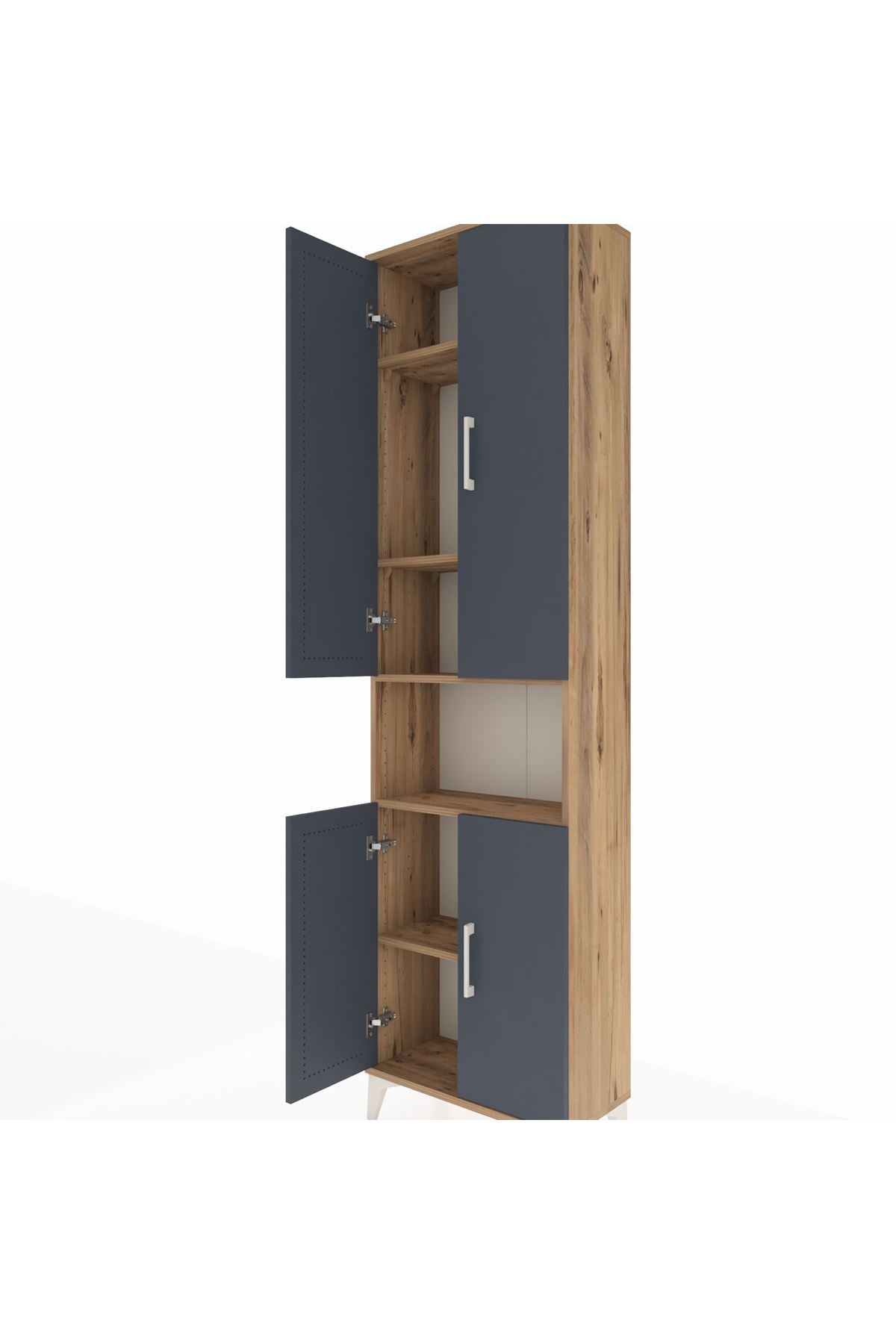 Arges Dolap 5 Raflı 4 Kapaklı 60x30x221 - S29M208V8A