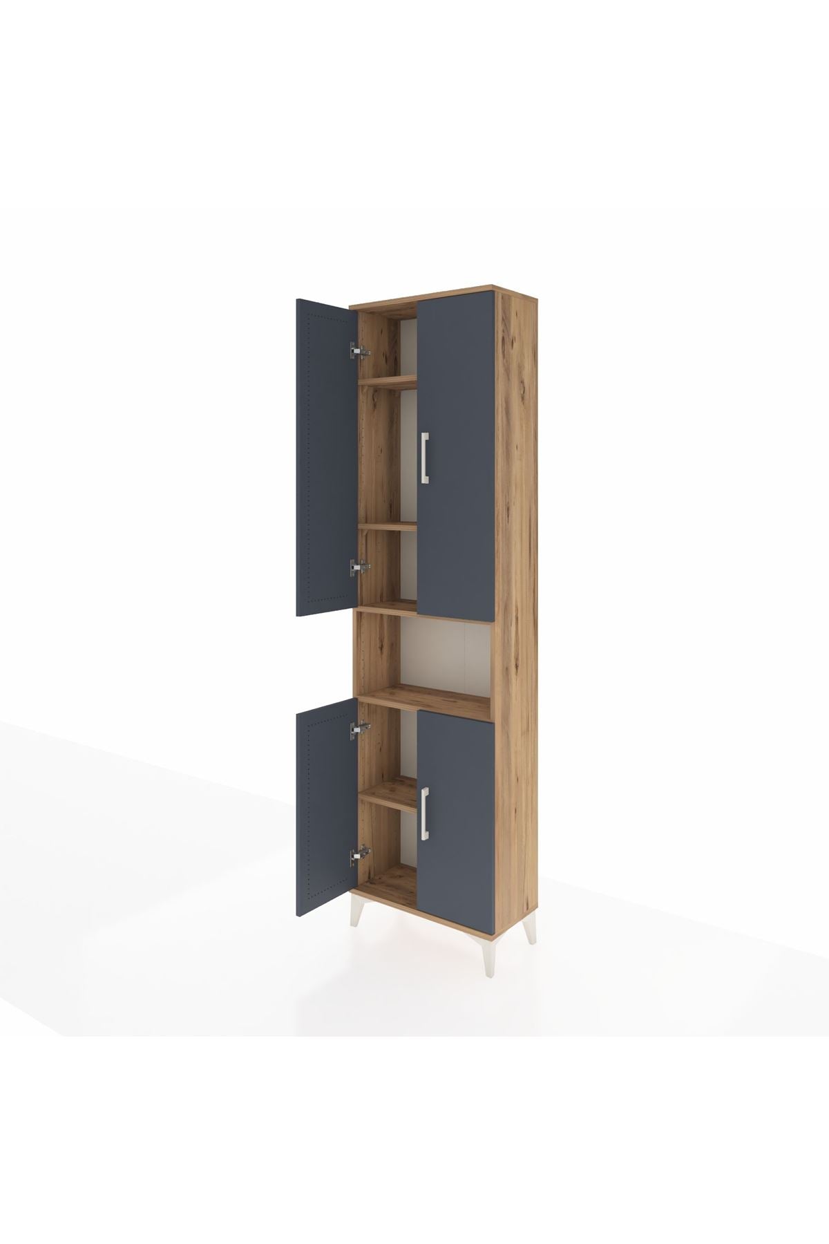 Arges Dolap 5 Raflı 4 Kapaklı 60x30x221 - S29M208V8A