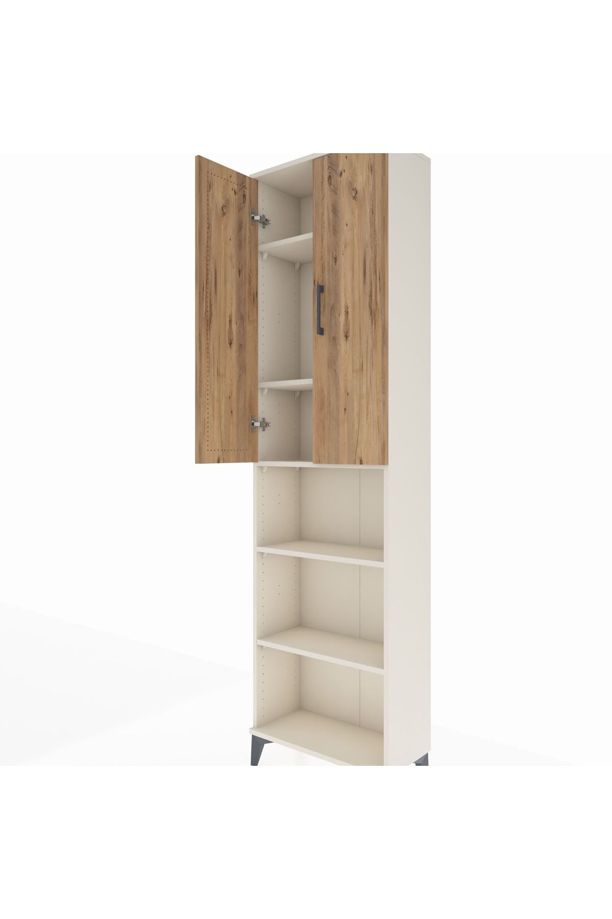 Arges Dolap 5 Raflı 2 Kapaklı 60x30x221 - S29M209V3A