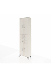 Arges Dolap 4 Raflı 3 Çekmeceli 4 Kapaklı 60x30x221 - S29M212V1A