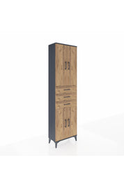 Arges Dolap 4 Raflı 3 Çekmeceli 4 Kapaklı 60x30x221 - S29M212V6A