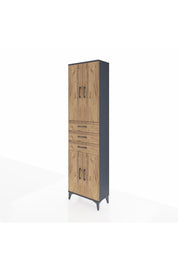 Arges Dolap 4 Raflı 3 Çekmeceli 4 Kapaklı 60x30x221 - S29M212V6A