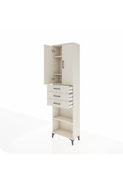 Arges Dolap 4 Raflı 3 Çekmeceli 2 Kapaklı 60x30x221 - S29M213V1A
