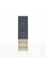 Arges Dolap 4 Raflı 3 Çekmeceli 2 Kapaklı 60x30x221 - S29M213V2A