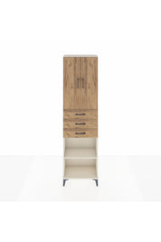 Arges Dolap 4 Raflı 3 Çekmeceli 2 Kapaklı 60x30x221 - S29M213V3A