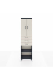 Arges Dolap 4 Raflı 3 Çekmeceli 2 Kapaklı 60x30x221 - S29M213V4A