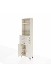 Arges Dolap 4 Raflı 3 Çekmeceli 2 Kapaklı 60x30x221 - S29M214V1A