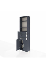 Arges Dolap 4 Raflı 3 Çekmeceli 2 Kapaklı 60x30x221 - S29M214V5A