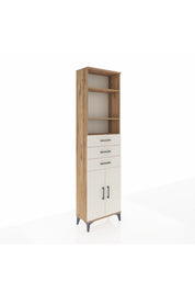 Arges Dolap 4 Raflı 3 Çekmeceli 2 Kapaklı 60x30x221 - S29M214V7A