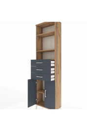 Arges Dolap 4 Raflı 3 Çekmeceli 2 Kapaklı 60x30x221 - S29M214V8A
