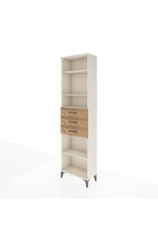 Arges Dolap 4 Raflı 3 Çekmeceli 60x30x221 - S29M215V3A