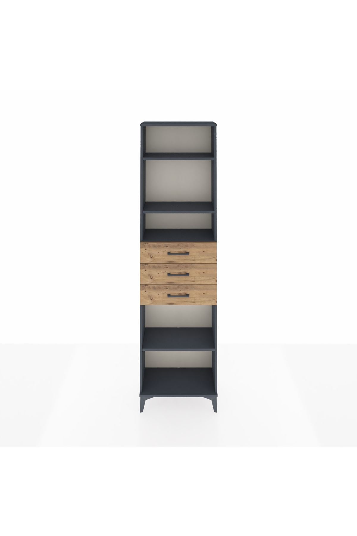 Arges Dolap 4 Raflı 3 Çekmeceli 60x30x221 - S29M215V6A