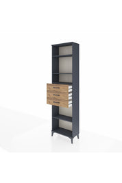 Arges Dolap 4 Raflı 3 Çekmeceli 60x30x221 - S29M215V6A