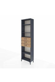 Arges Dolap 4 Raflı 3 Çekmeceli 60x30x221 - S29M215V6A