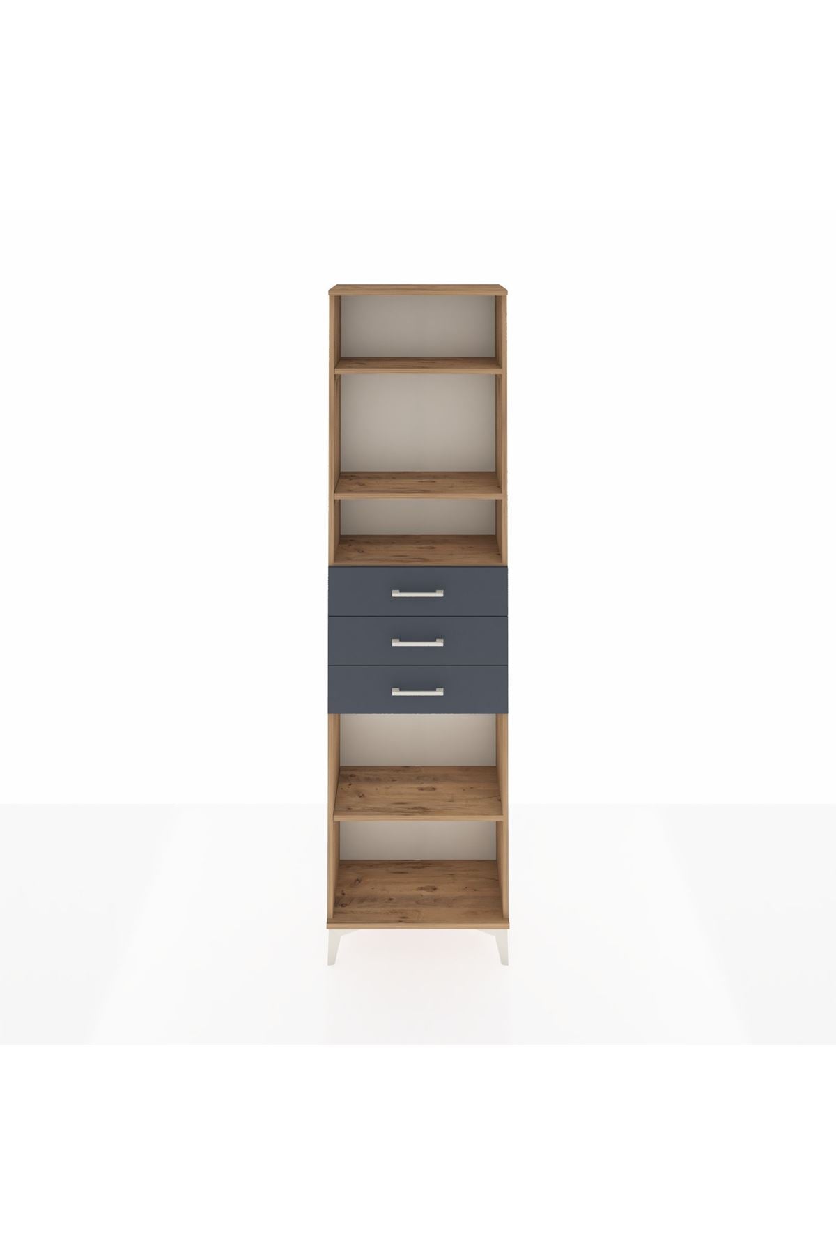 Arges Dolap 4 Raflı 3 Çekmeceli 60x30x221 - S29M215V8A
