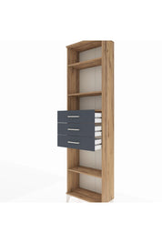 Arges Dolap 4 Raflı 3 Çekmeceli 60x30x221 - S29M215V8A